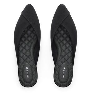 NEW - BIRDIES Swan Slides suede slip on